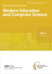 Cover page and Table of Contents. vol. 1 No. 1, 2009, IJMECS