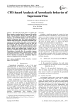 CFD-based Analysis of Aeroelastic behavior of Supersonic Fins