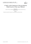 A Study on the formation of the gravitational Model based on Point-mass Method