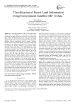 Classification of Forest Land Information Using Environment Satellite (HJ-1) Data