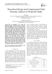 Theoretical Design and Computational Fluid Dynamic Analysis of Projectile Intake