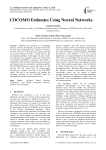 COCOMO Estimates Using Neural Networks