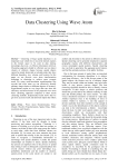 Data Clustering Using Wave Atom