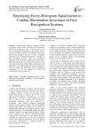 Employing Fuzzy-Histogram Equalization to Combat Illumination Invariance in Face Recognition Systems