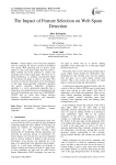 The Impact of Feature Selection on Web Spam Detection