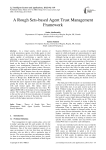 A Rough Sets-based Agent Trust Management Framework