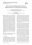 Static Security Enhancement and Loss Minimization Using Simulated Annealing