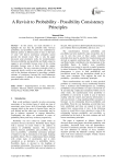 A Revisit to Probability - Possibility Consistency Principles