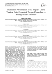 Evaluation Performance of IC Engine: Linear Tunable Gain Computed Torque Controller vs. Sliding Mode Controller