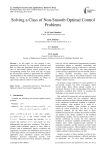 Solving a Class of Non-Smooth Optimal Control Problems