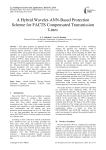 A Hybrid Wavelet-ANN-Based Protection Scheme for FACTS Compensated Transmission Lines