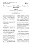 The Complement of Normal Fuzzy Numbers: An Exposition