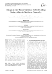 Design a New Fuzzy Optimize Robust Sliding Surface Gain in Nonlinear Controller