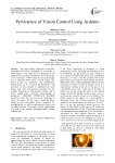 Persistence of Vision control using Arduino