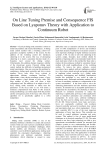 On Line Tuning Premise and Consequence FIS Based on Lyaponuv Theory with Application to Continuum Robot