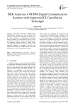 BER Analysis of OFDM Digital Communication Systems with Improved ICI Cancellation Technique