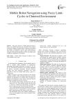 Mobile Robot Navigation using Fuzzy Limit-Cycles in Cluttered Environment