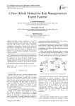 A New Hybrid Method for Risk Management in Expert Systems