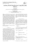 Auditory Model Identification Using REVCOR Method