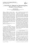 A Novel Fuzzy Approach for Determining Best Position of Soccer Players