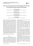 Moving Target Detection and Doppler Extraction Using Digital Spread Spectrum Radar