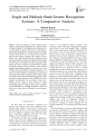 Single and Multiple Hand Gesture Recognition Systems: A Comparative Analysis