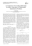 A Comparison of Crowding Differential Evolution Algorithms for Multimodal Optimization Problems
