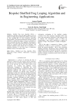 Bespoke Shuffled Frog Leaping Algorithm and its Engineering Applications