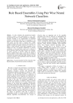 Rule Based Ensembles Using Pair Wise Neural Network Classifiers