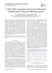 A New EEG Acquisition Protocol for Biometric Identification Using Eye Blinking Signals
