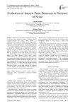 Evaluation of Interest Point Detectors in Presence of Noise