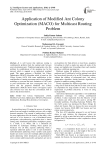 Application of Modified Ant Colony Optimization (MACO) for Multicast Routing Problem