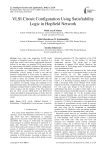 VLSI Circuit Configuration Using Satisfiability Logic in Hopfield Network
