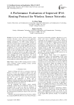 A Performance Evaluation of Improved IPv6 Routing Protocol for Wireless Sensor Networks