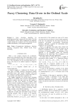 Fuzzy Clustering Data Given in the Ordinal Scale