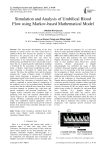 Simulation and Analysis of Umbilical Blood Flow using Markov-based Mathematical Model