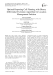 Optimal Reporting Cell Planning with Binary Differential Evolution Algorithm for Location Management Problem