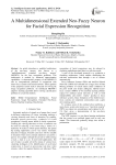 A Multidimensional Extended Neo-Fuzzy Neuron for Facial Expression Recognition