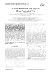 A Novel Framework to Carry Out Cloud Penetration Test