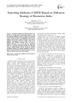 Searching Methods of MP2P Based on Diffusion Strategy of Resources Index