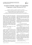 Asymptotic Stability Analysis of E-speed Start Congestion Control Protocol for TCP