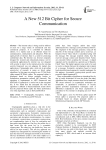 A New 512 Bit Cipher for Secure Communication