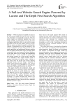 A Full-text Website Search Engine Powered by Lucene and The Depth First Search Algorithm