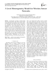 3-Level Heterogeneity Model for Wireless Sensor Networks