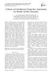 A Study on Contributory Group Key Agreements for Mobile Ad Hoc Networks