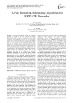 A Fair Downlink Scheduling Algorithm for 3GPP LTE Networks