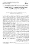 A Novel Solution for Discriminating Wormhole Attacks in MANETs from Congested Traffic using RTT and Transitory Buffer