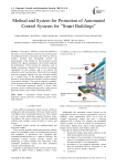 Method and System for Protection of Automated Control Systems for "Smart Buildings"