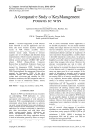 A Comparative Study of Key Management Protocols for WSN