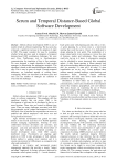 Scrum and Temporal Distance-Based Global Software Development